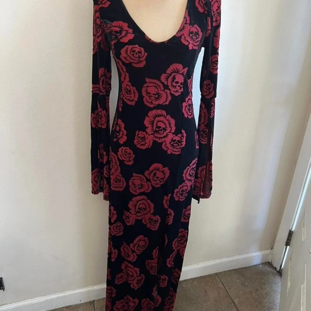 Killstar Pandoras box maxi dress size small NWT - Picture 7 of 8
